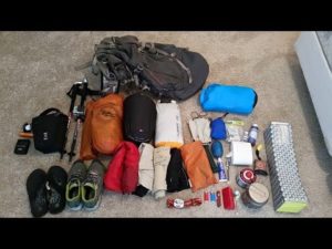 hiking trail gear